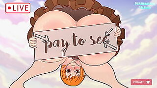 Teaser WEBCAM-STREAMER NAMI GOT FUCKED ! One Piece (Hentai 2025 )