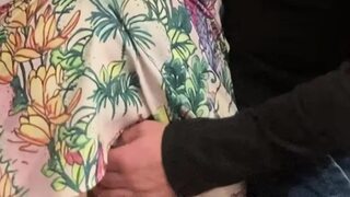 Hot Girl in the Subway. Total Stranger Touch Pussy Under Skirt