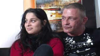 German Cougar watches hot couple having a hardcore fuck