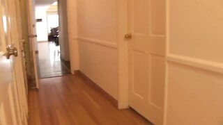 Alluring milf with big tits is blowing hard cock in POV