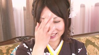 ASIAN BLISS Scene-3_Busty Japanese woman dressed as a geisha ends up with her hairy pussy covered in semen