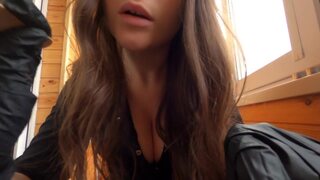 ASMR nurse ASMR Doctor dentist black gloves latex