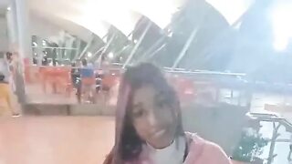 18 year old brunette big saggy tits from New York United States fucking her stepbrother's big dick hope