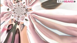 Horny slut masturbates with a dildo then rides a massive cock