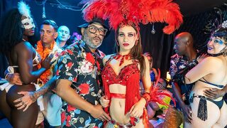 Hot carnaval anal groupsex party orgy