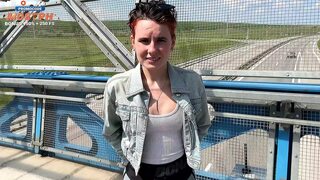 Public Roadside Romp: Risky Public Sex on Pedestrian Bridge