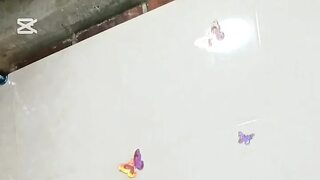 I masturbate silently in my neighbor's bathroom