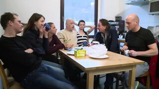 Naughty Christmas Party Wild Orgy Fuck Fest