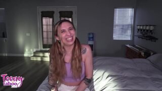 Student Nina Uses Her Body To Finish College Project