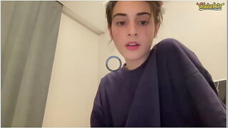 Beautiful russian girl on webcam