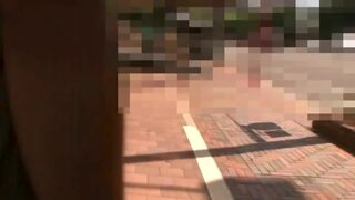 A student from Osaka, Japan is approached while going home.