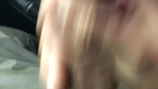 Big Dick Solo POV Guy Jerking Off In Car Til Cum ????