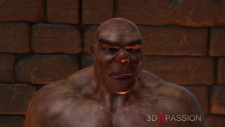 Cruel orcs fuck eighteen sweet teen girl in darkness dungeon