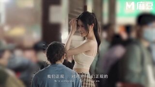 ModelMedia Asia - New Pornstar Wan Fei-The shy female clerk from the snack stand's debut