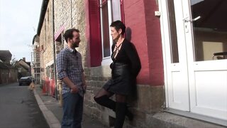 French mature gets roughly fucked by a horny stud