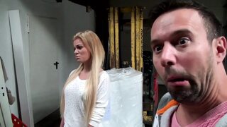 Cute blonde fucked in multiple positions