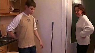 Mommy Catches stepson in kitchen