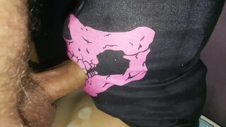 My mouth and throat are fucked with a huge cock