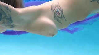 Underwater masturbation