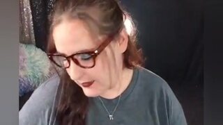 Smoking Girl Live Stream Chatting