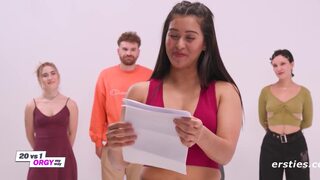 Ersties - 20 vs 1 - Early Elimination Rounds - Contestants Charm Their Way Into Hottest Orgy