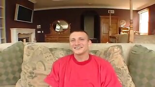 Bitch bends over as a massive cock drills pussy to a cumshot