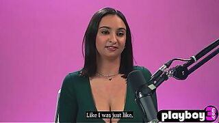 Horny big tits Latina teen Hailey Rose masturbates until her first orgasm