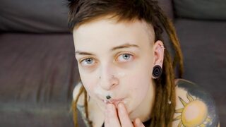 Anal Fucked Hippie Teen Cums Hard