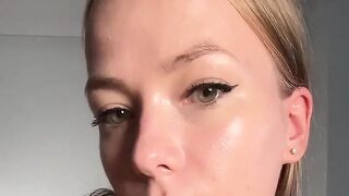 StepSister at Home in Maid Costume Trains Throat with BBC