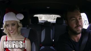 MOFOS - Chad Picks Up Sexy Mrs Claus Haley Reed, Who Surprises Him With A Naughty Christmas Teasing