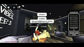 Fucking Roblox slut very rough in a condo