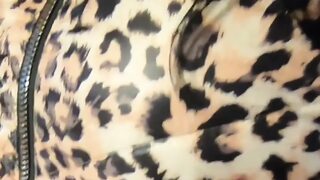 Mega MILF Milfycalla Gets a Load of Cum on Puffy Jacket!