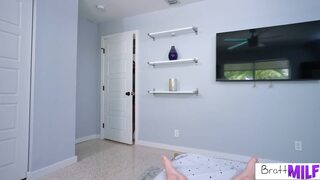 Dirty Danii Teases Stepson's Foot Fetish and Gives Him an Oiled Sensual Footjob S10:E2