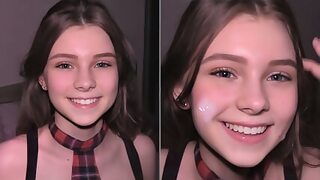 She Just Turned 18 - Tight School Girl Was Too Resist - Maria Fernanda