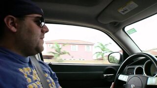 Blonde teen with small tits riding dick and gets facialized