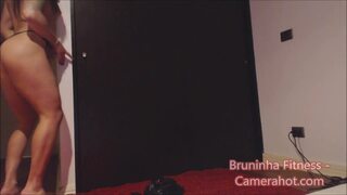 Sexy Lap Dance and Strip dance - Hot Brazilian fitness model solo