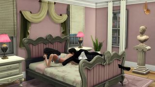 Sims 4 Superman is having sex with Wonder Woman