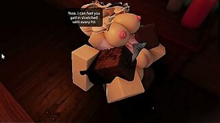 Pawg gets fucked in bar