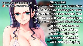 Prove to Nico Robin you deserve to be her personal servant (CBT JOI)