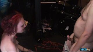 These two metalheads really know how to put up a good hardcore action