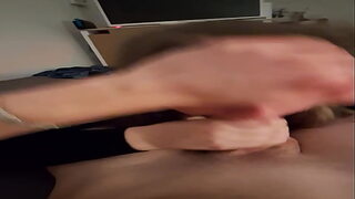 Thick German Teen gives Blowjob and gets Cumshot in Mouth