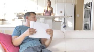 Flunky Stepdaughter Does EXTRA Work With Stepdad To Avoid Punishment