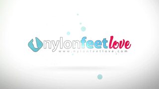 Hottie in Leopard-printed Shirt Hunts for Prey to Make Him Worship Her Sweaty Feet