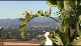 Two naughty lesbians playing with each other outdoor