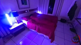 Hotel Security Invades Elisa Sanches' Room and Fucks Her on