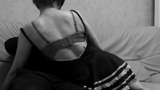 POV with an affair partner on the sofa