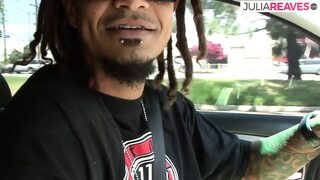 Blonde teen moans as she gets fucked by a monster cock after blowjob