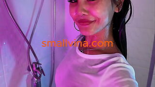 Asian Solo Thai Got Super Wet In The Room